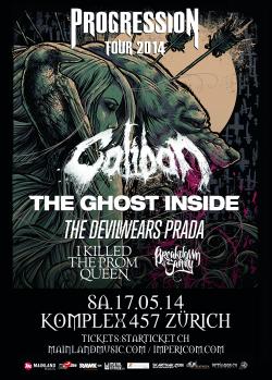 Progression Tour (Caliban, The Ghost Inside, The Devil Wears Prada,  I Killed The Prom Queen, Breakdown Of Sanity)
