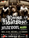 Flyer Maroon, Bring Me The Horizon, Blessed By A Broken Heart, Architects